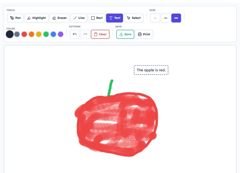 Draw and Type