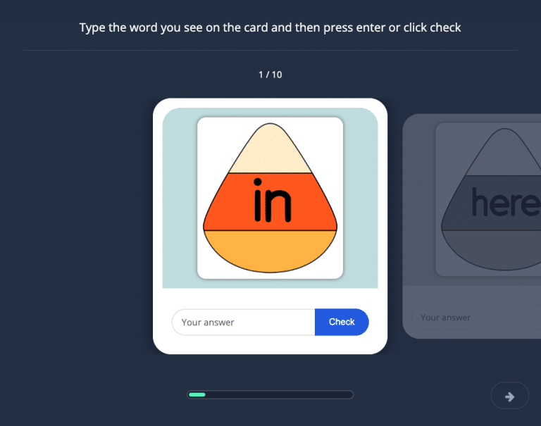Candy Corn Typing 2