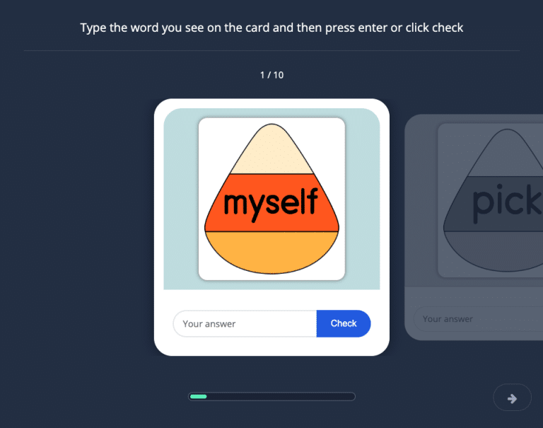Candy Corn Typing 21