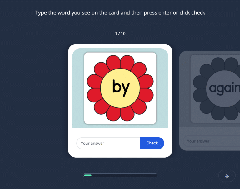 Flower Typing 10