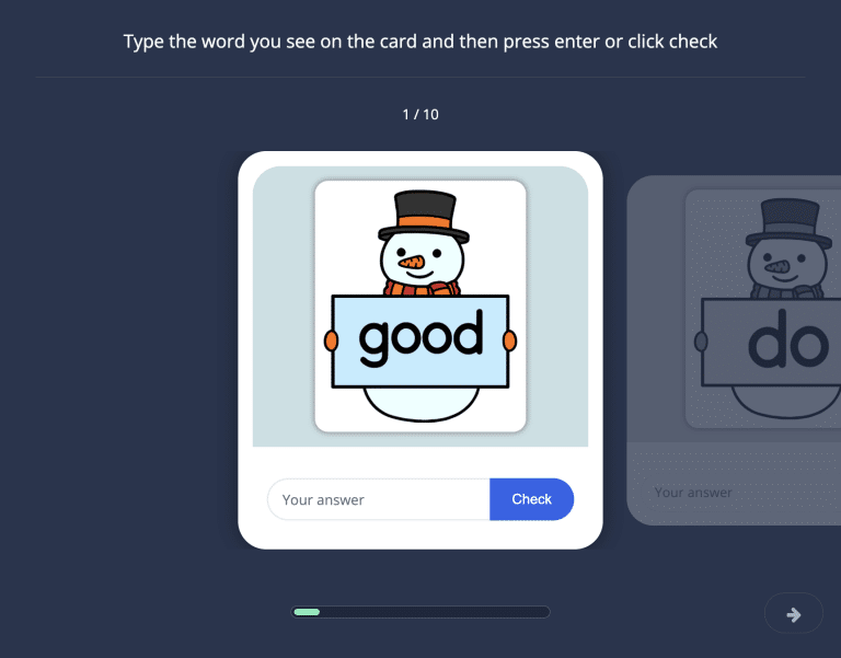 Snowman Typing 6