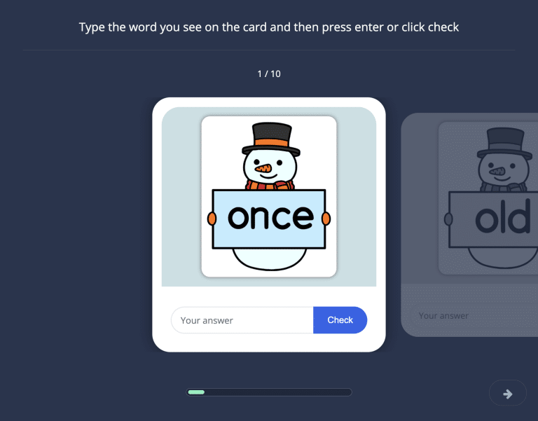 Snowman Typing 12