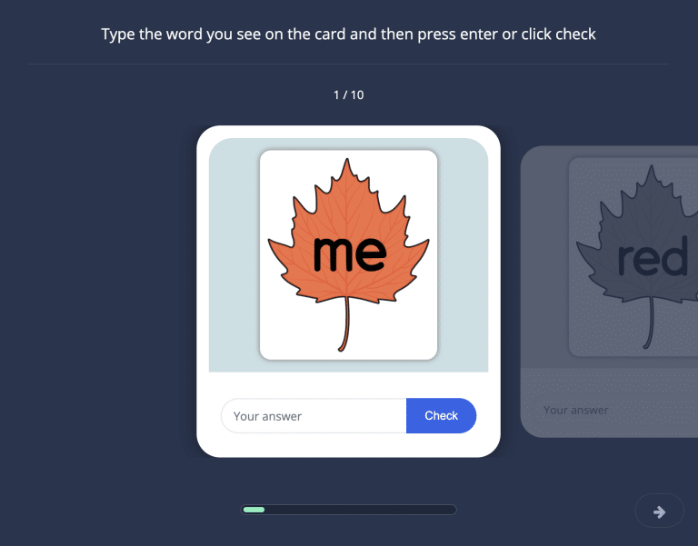 Autumn Leaf Typing 3