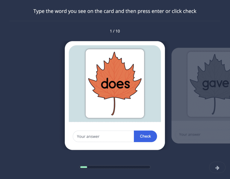 Autumn Leaf Typing 15
