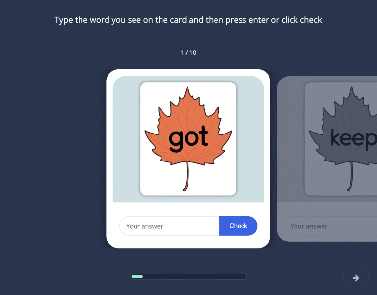 Autumn Leaf Typing 20
