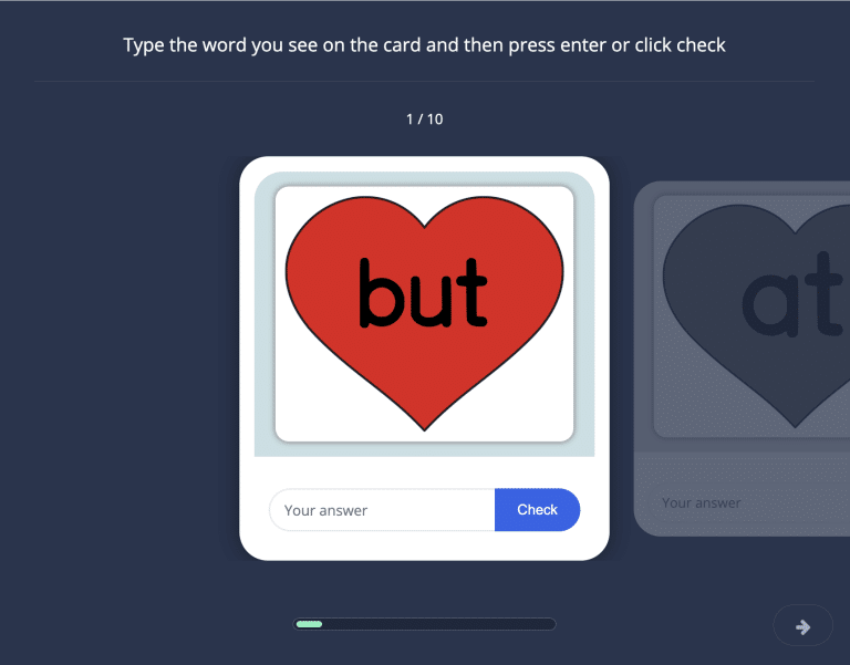 Hearts Typing 5