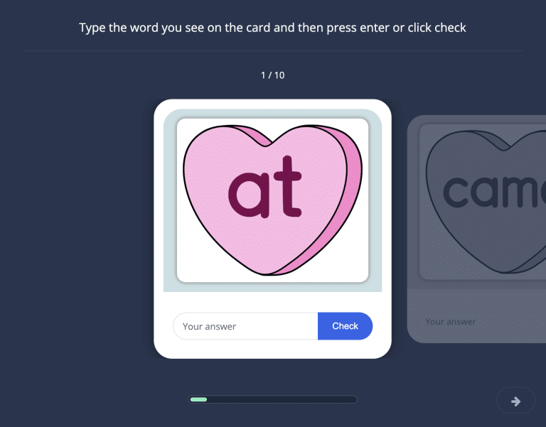 Conversation Hearts Typing 5