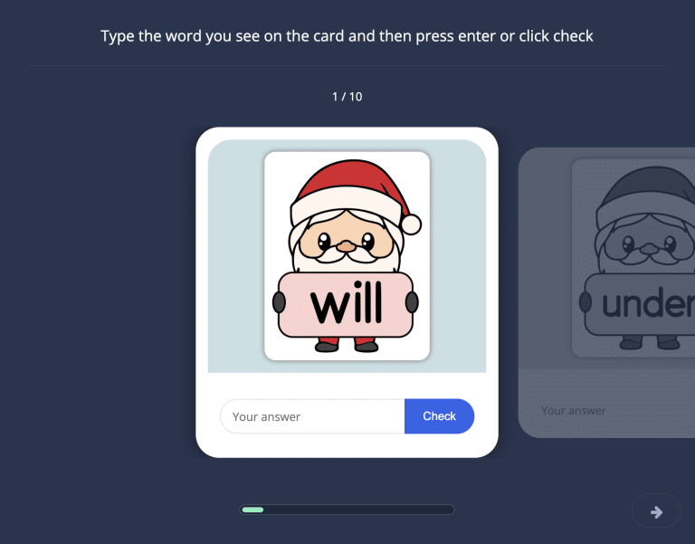 Santa Typing 9