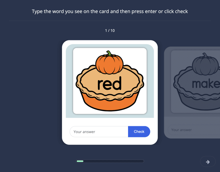 Pumpkin Pie Typing 3