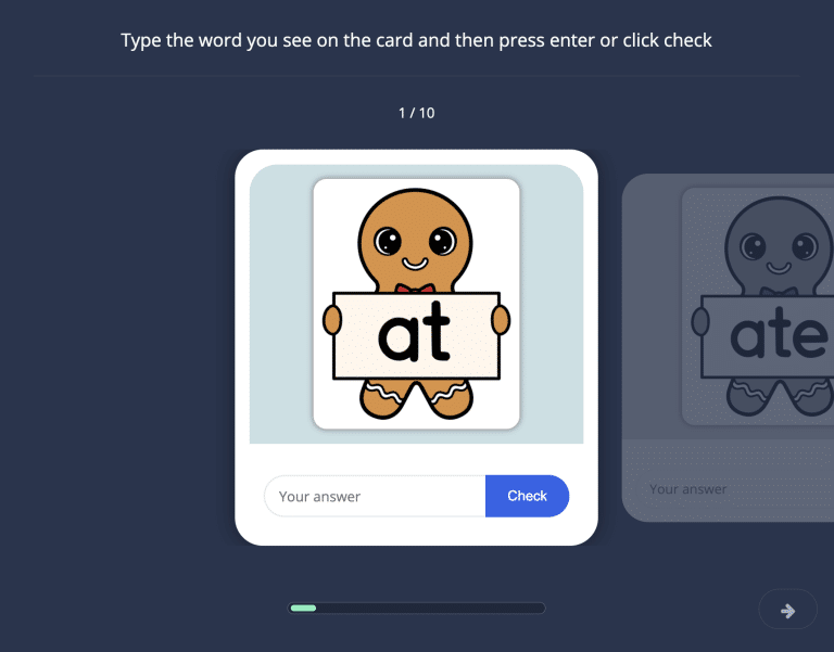 Gingerbread Typing 5