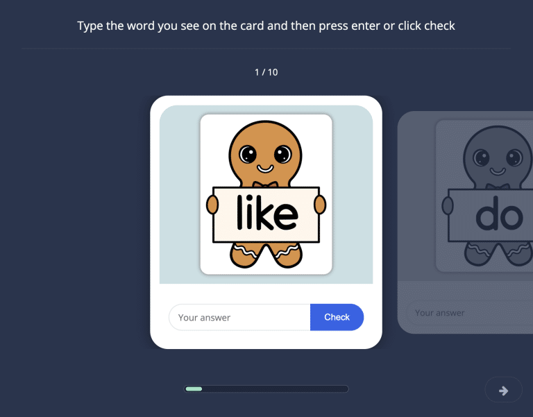 Gingerbread Typing 6