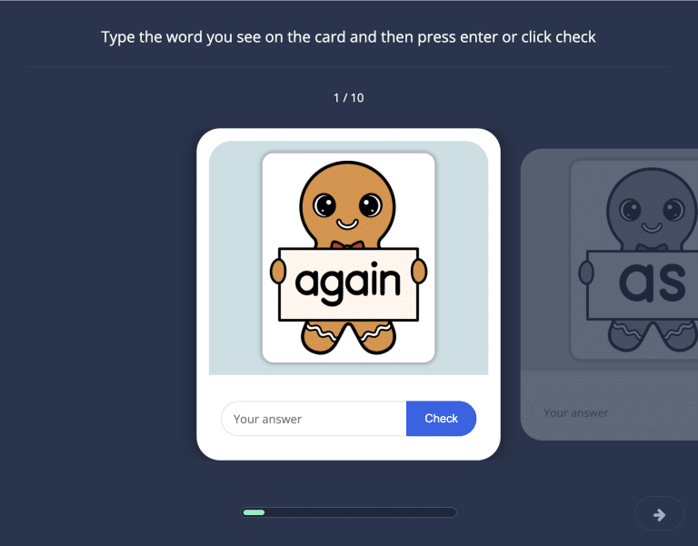 Gingerbread Typing 10